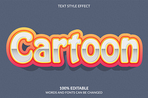 Cartoon Text Style Effect