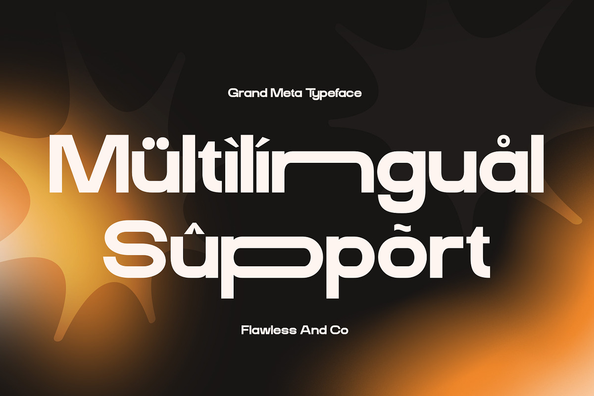 Grand Meta - Width Sans Serif Font, a Sans Serif Font by Flawless And Co (Photo 10 of 10)