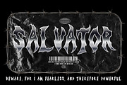 Demones Disaster Horror Metal, a Blackletter Font by dansdesign (Thumbnail 3 of 9)