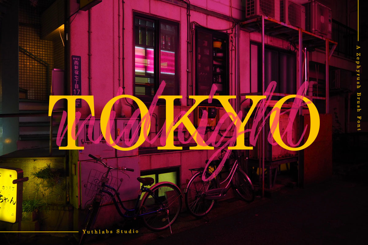 Zephyrush Handwritten Brush Font, a Script Font by Youthlabs Studio (Photo 2 of 9)