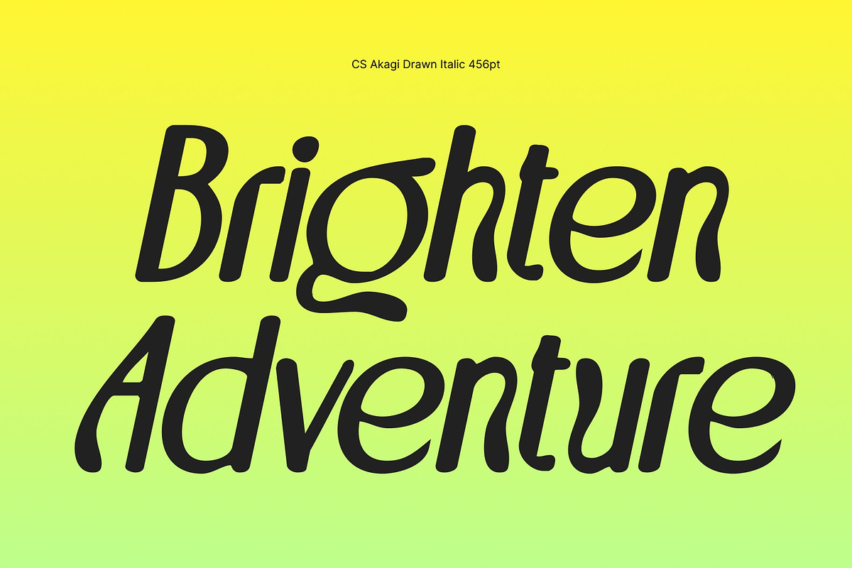 CS Akagi Drawn, a Sans Serif Font by Craft Supply Co. (Photo 4 of 8)