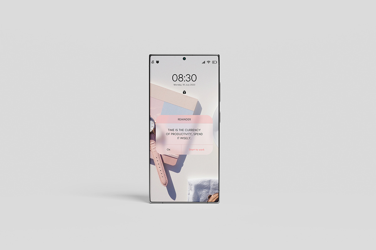 Samsung Galaxy S23 Mockup, an Android Mockup by Indah (Photo 2 of 7)