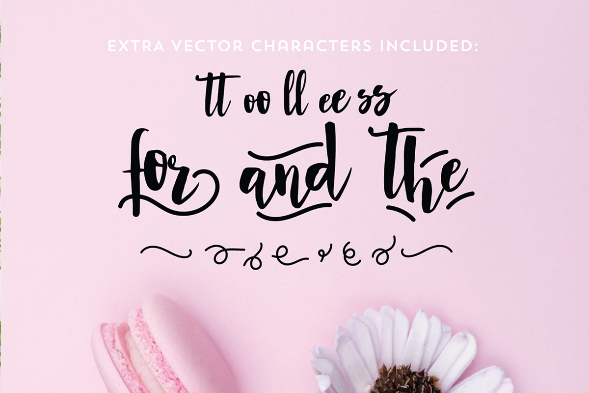 ALLYSA SCRIPT font preview 5