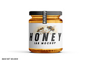Honey Jar Mockup Set, a Packaging Mockup by pixelmock (Thumbnail 9 of 15)