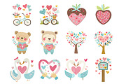 Valentine Clipart, an Illustration by Design Market (Thumbnail 3 of 3)