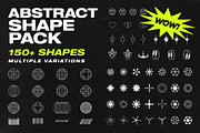 Abstract Shape Pack | 150+ Icons!, an Object Graphic by Mad Supply (Thumbnail 1 of 11)
