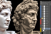 Metallic Skin Photoshop Effect preview 2