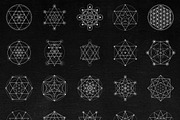 Sacred Geometry - 100 Vector Symbols, an Illustration by Velliniki (Thumbnail 6 of 8)