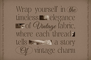 Quenza Vintage, a Serif Font by Craft Supply Co. (Thumbnail 5 of 8)
