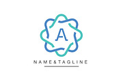Elegant flower monogram template, a Branding & Logo Template by WORAKAMON Design Studio (Thumbnail 5 of 5)