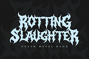 Zeus Borne | Brutal Death Metal Font, a Symbol Font by Masyafi Studio (Thumbnail 6 of 8)