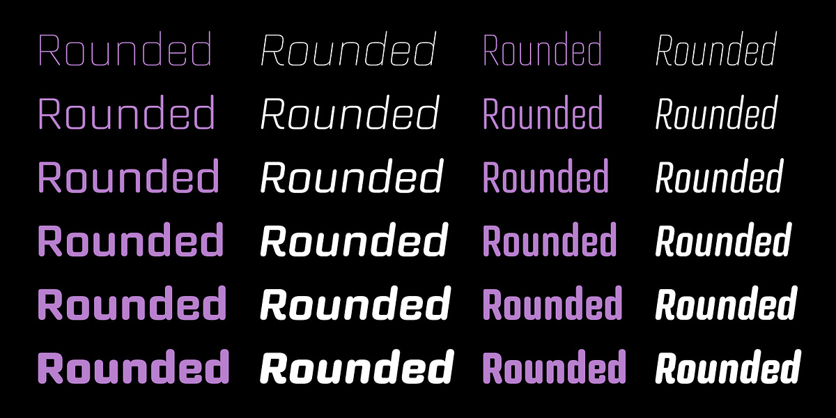 Bourgeois Rounded, a Sans Serif Font by Barnbrook Fonts (Photo 3 of 9)