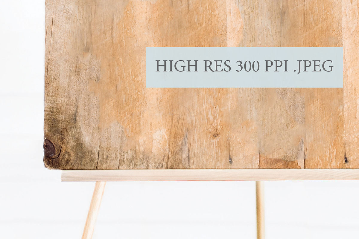 Easel Wood Mockup - Wedding Design, a Product Mockup by Harbor Design Co (Photo 2 of 2)