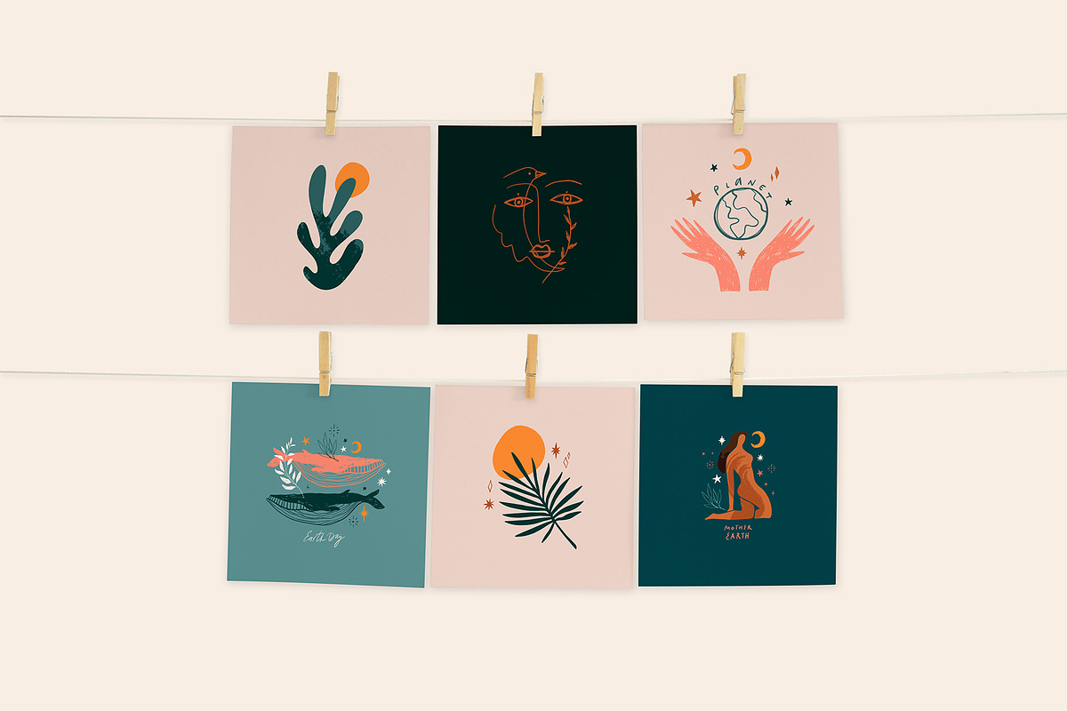 Earth Day Bundle, a Person Illustration by Annie Konst (Photo 3 of 28)