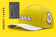 Customizable Sports Cap Mockup PSD, a Hat Mockup by LESZ Design (Thumbnail 2 of 4)