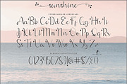 sunshine, a Script Font by And Studio (Thumbnail 7 of 8)