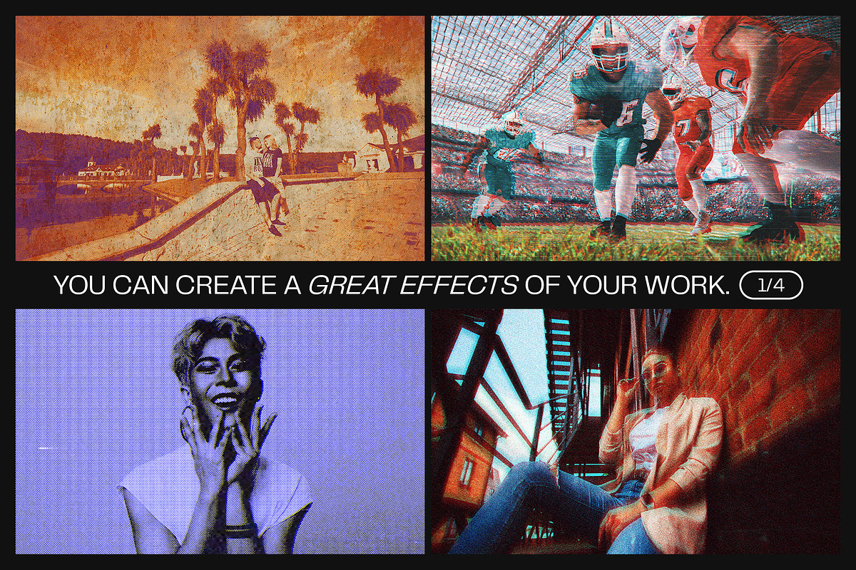 12 Photo Effect Templates, a Layer Style Add-On by iDoodle Studio (Photo 3 of 6)