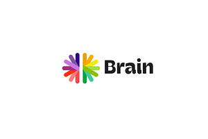 Creative brain logotype. Universal, an Education Illustration by Bureau