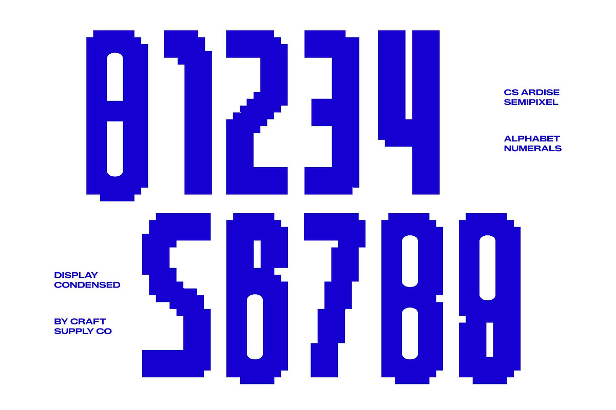 CS Ardise Semipixel, a Sans Serif Font by Craft Supply Co. (Photo 4 of 8)
