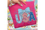 Coquette Patriotic USA PNG, 4th of, an Illustration by Designking (Thumbnail 4 of 4)