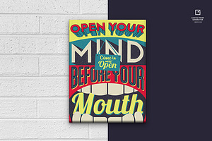 Canvas Print Generator Mockup Set