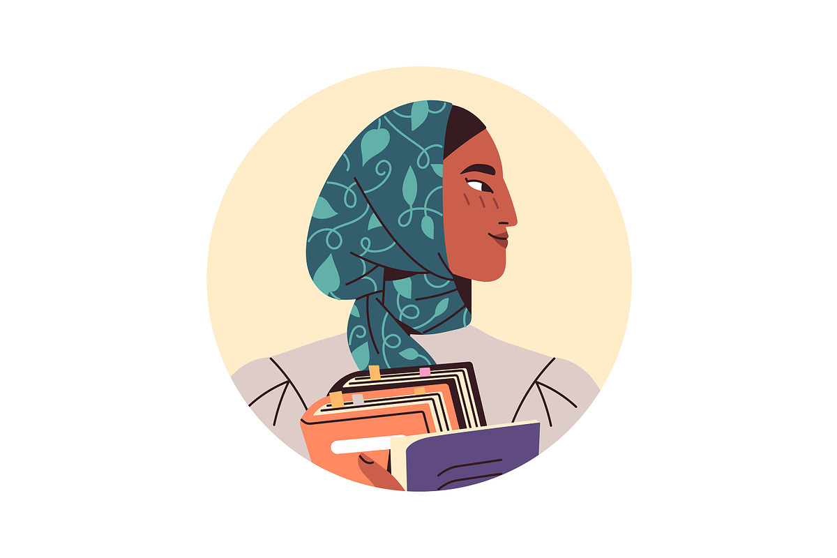 Happy people portraits, avatars set, a Person Illustration by PaperTrident (Photo 6 of 10)