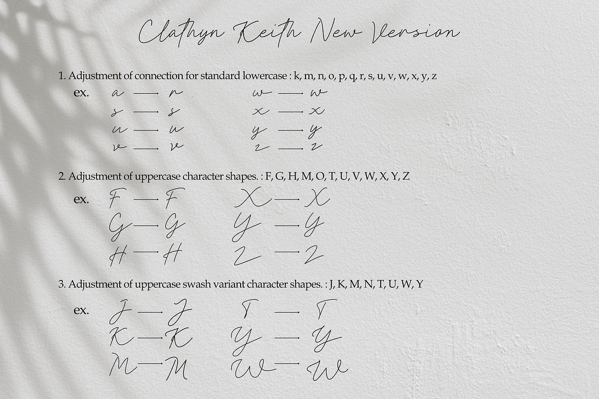 Clathyn Keith Signature, a Script Font by Hanaksara Studio (Photo 15 of 16)