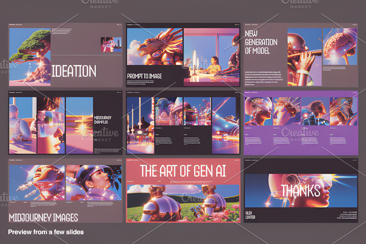 Gen AI Presentation Keynote, a Presentation Template by Ink Gallery (Photo 2 of 4)