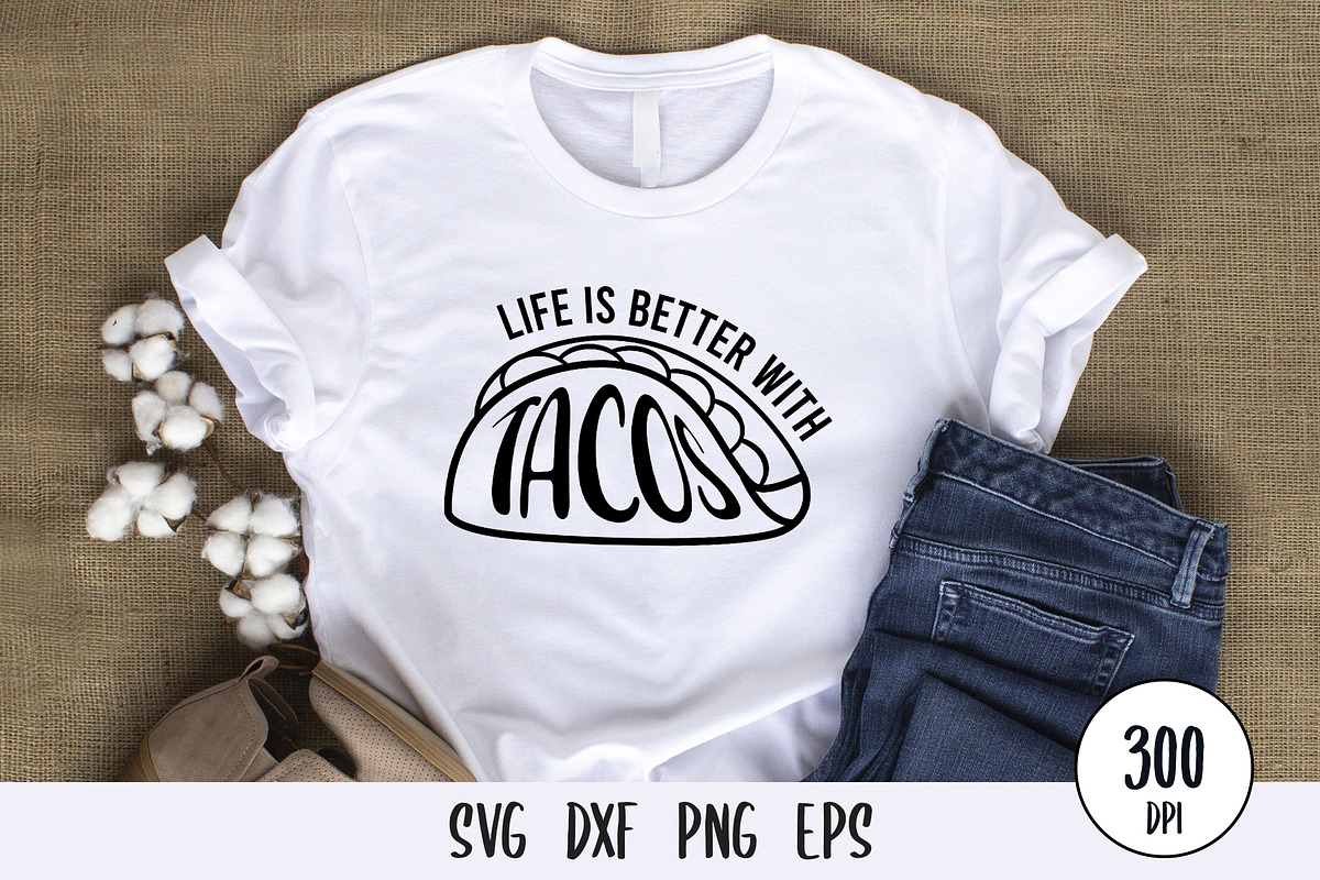 Tacos and Fiesta SVG Bundle, a Food Illustration by thefutive (Photo 8 of 8)