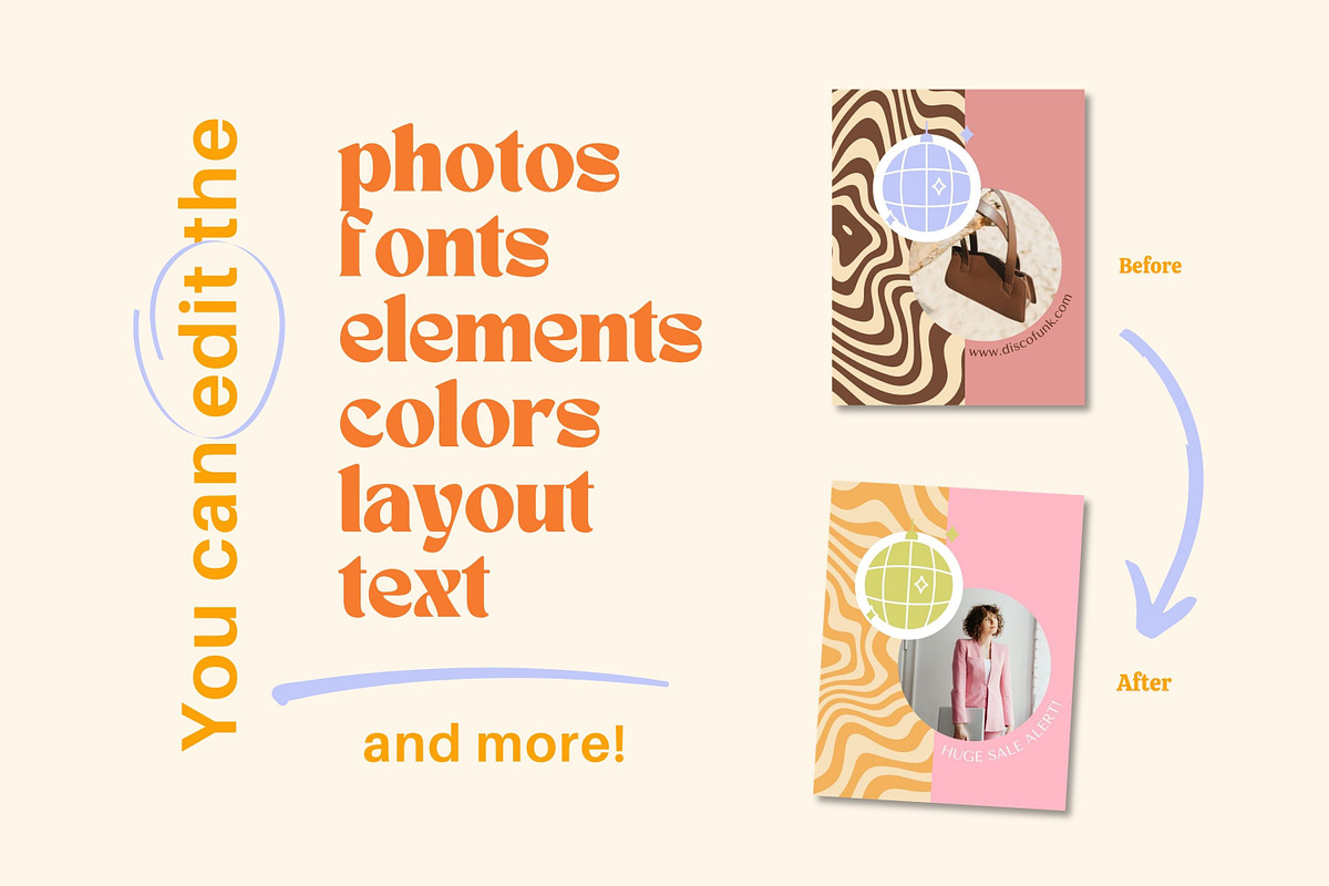 Disco Cowgirl Branding Starter Kit, a Branding & Logo Template by Hell Yeah Designs (Photo 8 of 18)