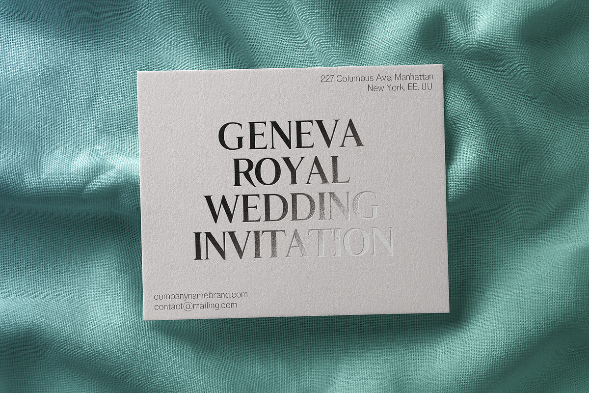 GENEVA Typeface Duo preview 4