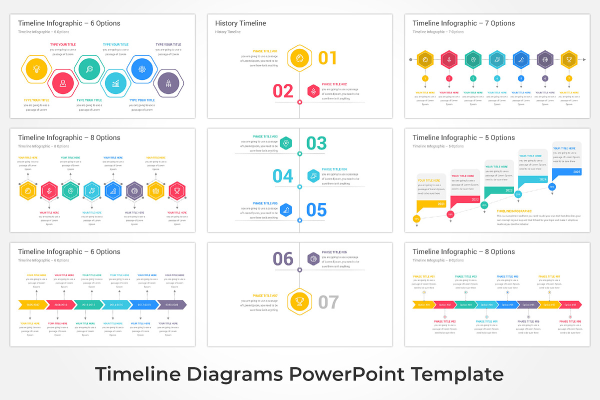 Timeline Infographics PowerPoint, a Presentation Template by GraphicStan (Photo 7 of 19)