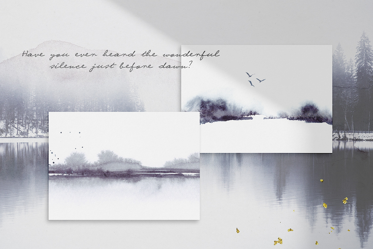 Abstract Watercolor Landscapes, a Texture Graphic by Greta Ivy (Photo 2 of 8)