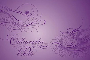 Calligraphic Birds