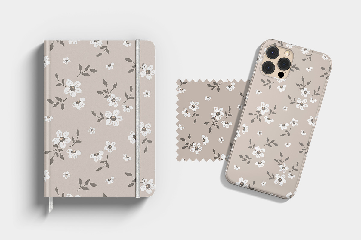 Boho floral patterns, a Pattern Graphic by hanifa_design (Photo 5 of 8)