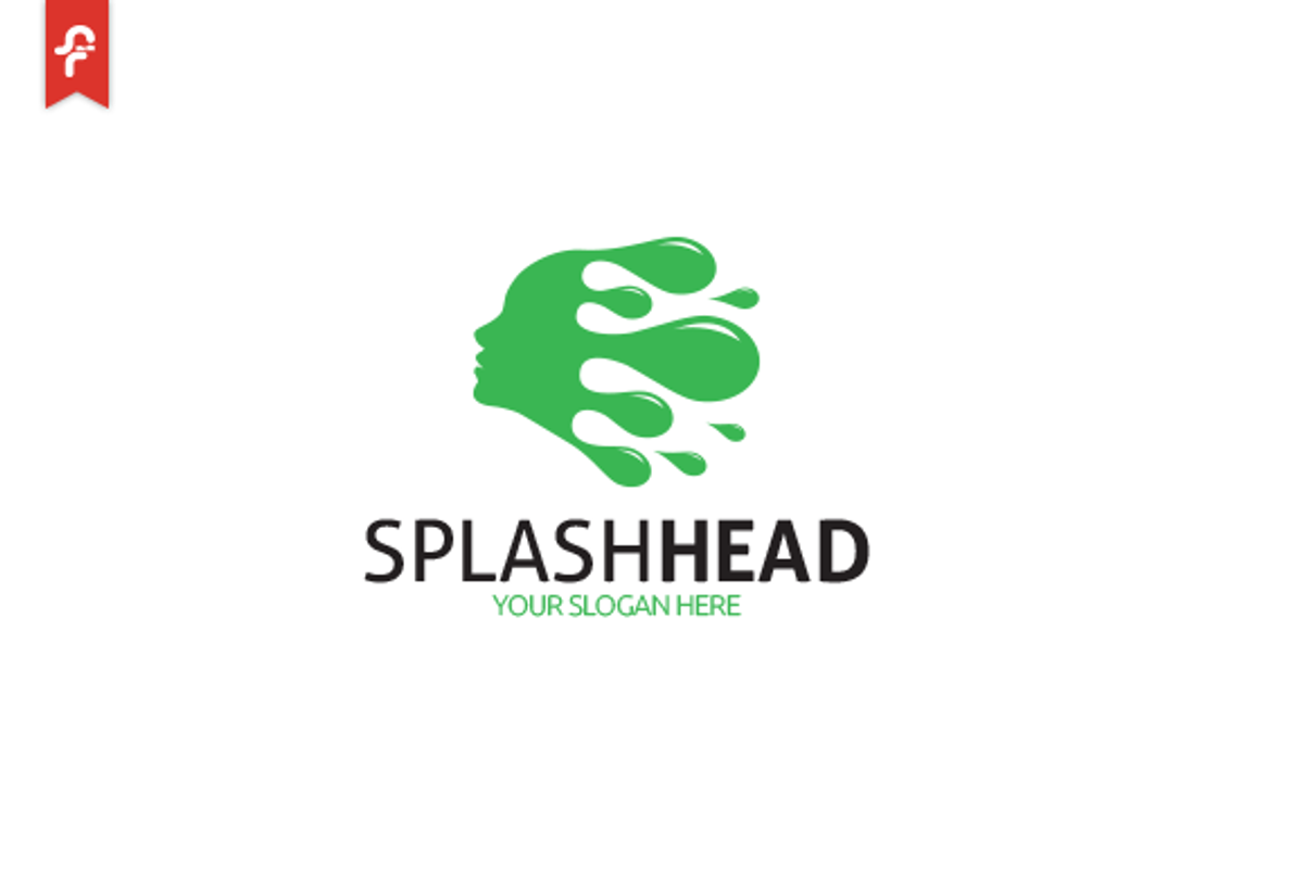 Splash Head Logo, a Branding & Logo Template by ft.studio (Photo 3 of 4)