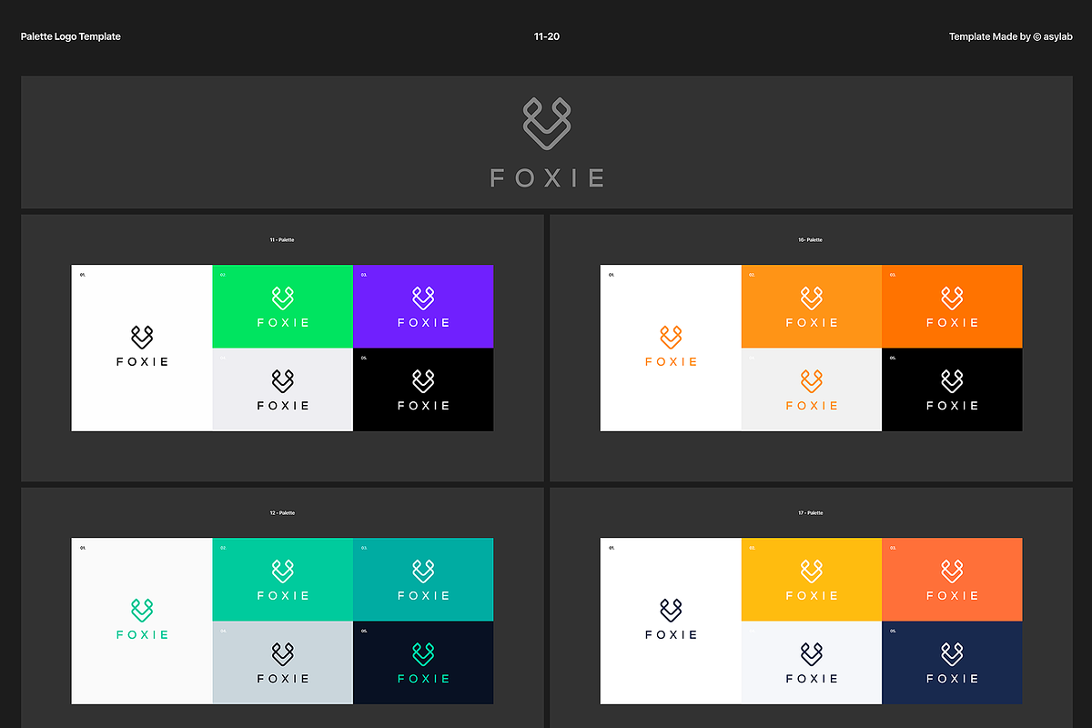 50 Palette Color Logo Mockup - PSD, a Product Mockup by Asylab (Photo 13 of 47)