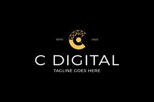 Letter C Digital Logo