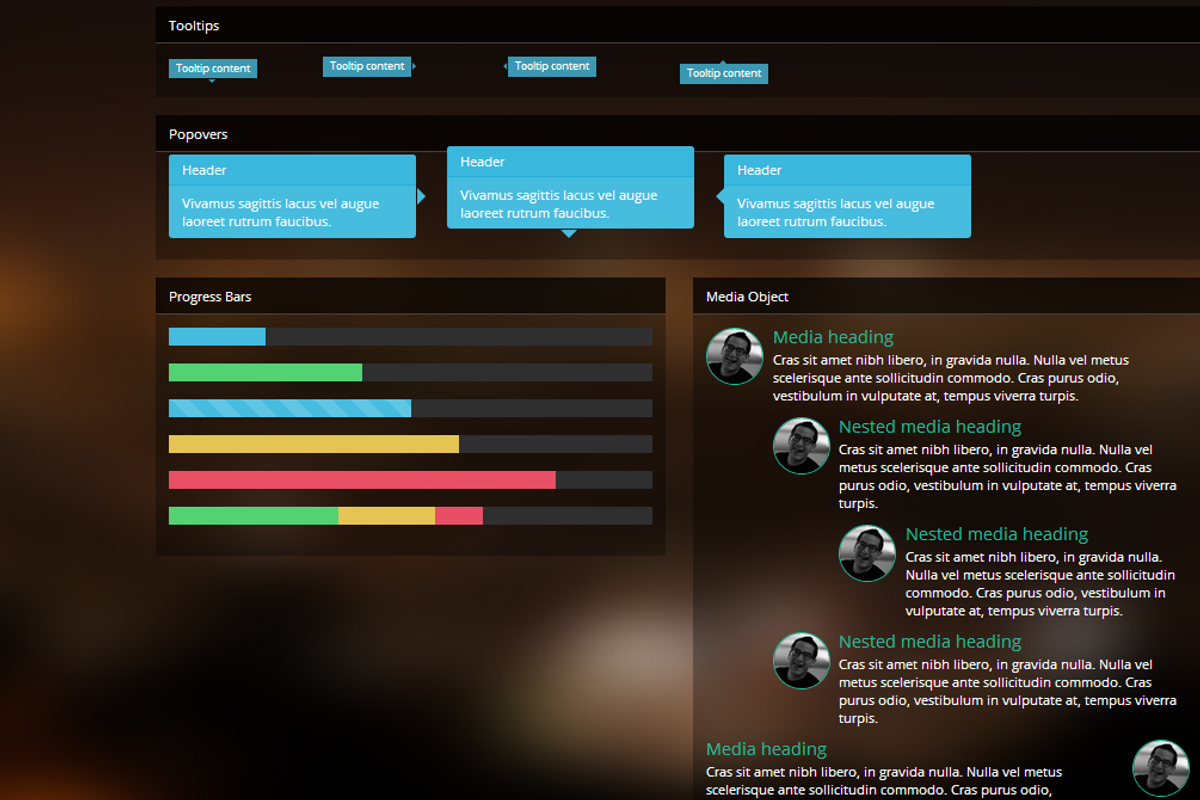 Bootstrap 3.0.! theme GlossyFlat, a Bootstrap Template by Bootstraptor (Photo 2 of 5)