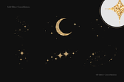 67 Gold Glitter Constellations, an Object Graphic by Ksuview (Thumbnail 2 of 12)