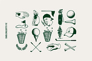 Golf Vintage Graphic, a Sport Illustration by Skilline Supply Co. (Thumbnail 2 of 12)