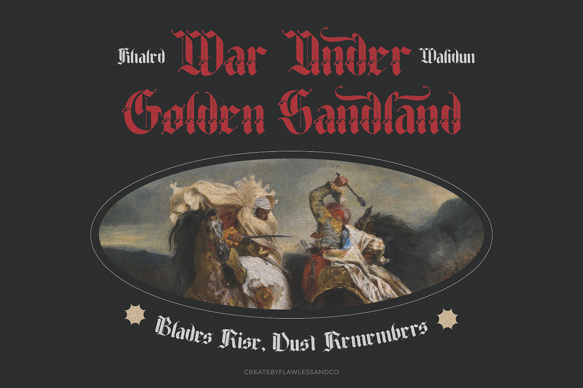 BlacklutterVol2 - Blackletter Font, a Blackletter Font by Flawless And Co (Photo 2 of 10)