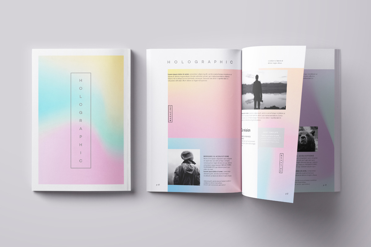 Holographic gradients, a Texture Graphic by Polar Vectors (Photo 2 of 17)