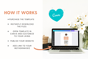 Instagram Link In Bio Canva Template, a Landing Page Template by The Template Lounge (Thumbnail 5 of 5)