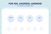 Sapphire 100 beautiful icons, an Outline Icon by iconland (Thumbnail 5 of 5)