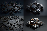 20 Futuristic Motherboards, a Background Graphic by HipFonts (Thumbnail 5 of 6)
