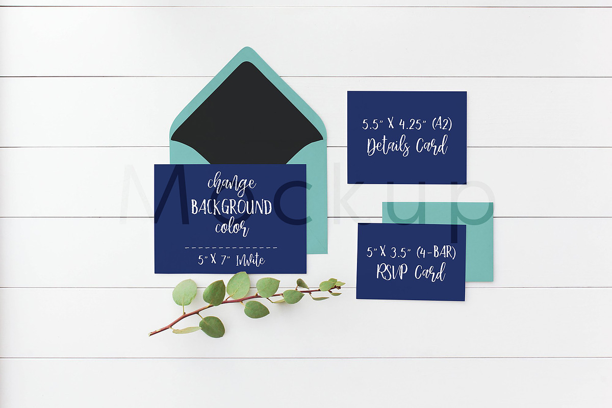 Wedding Suite Mockup - Manzanita S3, a Print Template by ILLONA GRAPHICS (Photo 6 of 7)