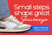 Milano Editorial Vintage, a Script Font by Letter Fresh (Thumbnail 3 of 13)