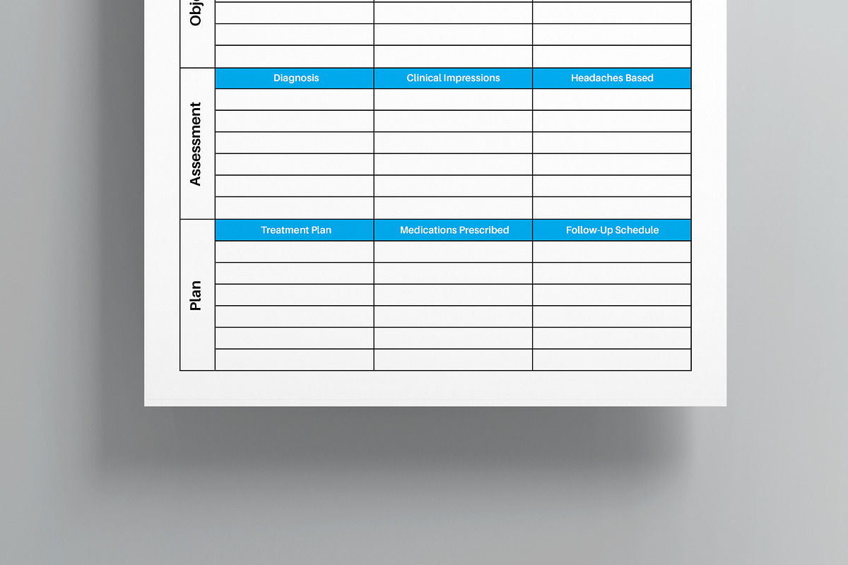Soap Notes Template, a Stationery Template by MightyDesign (Photo 5 of 8)