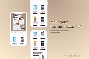 Coffee ECommerce Email Template